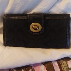 Black Coach wallet